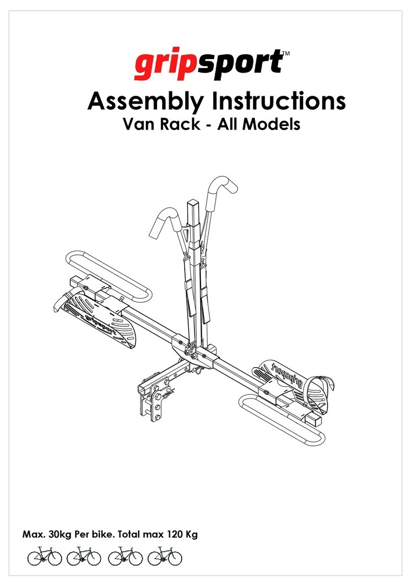 GripSport Van Rack User manual
