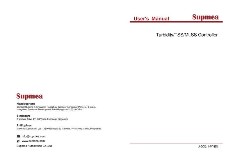 SUPMEA Turbidity/TSS/MLSS user manual