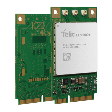 Telit Wireless Solutions LE910C-EU Series HW User Guide