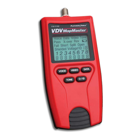 Platinum Tools VDV MapMaster quick start guide