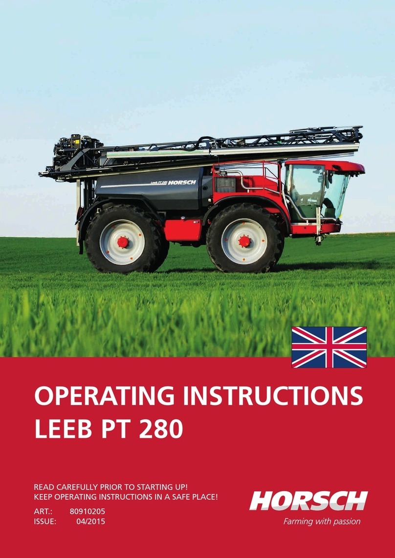 horsch LEEB PT 280 operating instructions