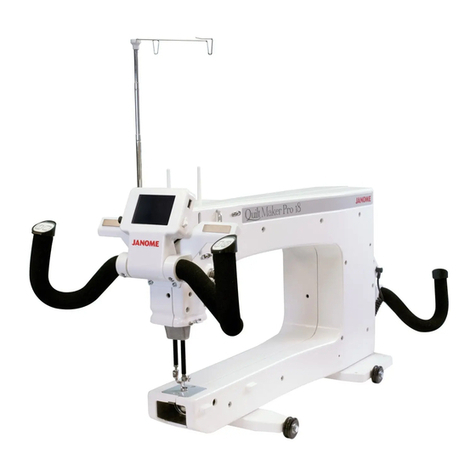 Janome Pro-Stitcher PREMIUM Quilt Maker Pro 16 User manual