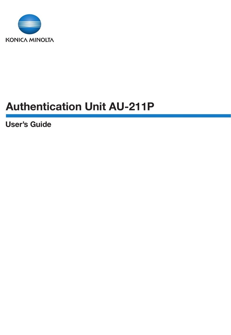Konica Minolta AU-211P user guide