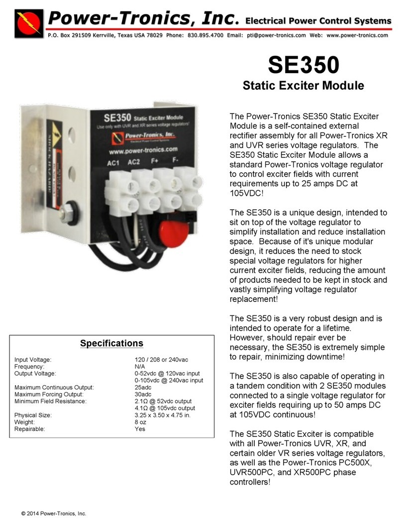 Power-Tronics SE350 User manual