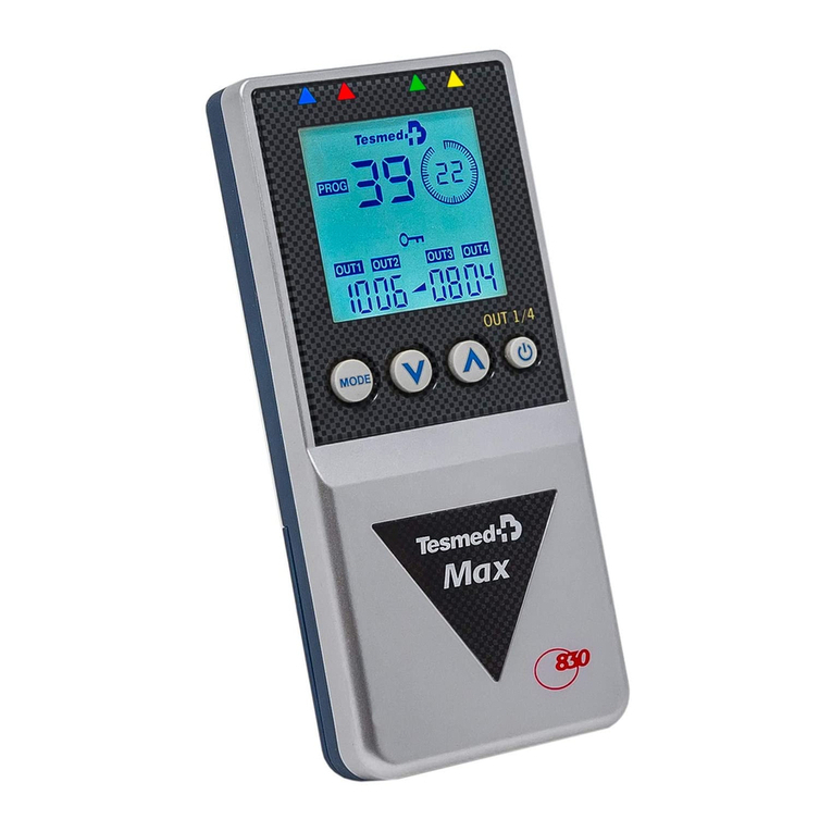 Tesmed MAX 830 QUICK USER GUIDE AND USEFUL TIPS Tesmed MAX 830 QUICK USER GUIDE AND USEFUL TIPS