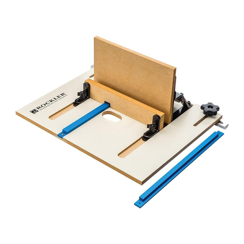 Rockler Router Table XL Box Joint Jig User manual