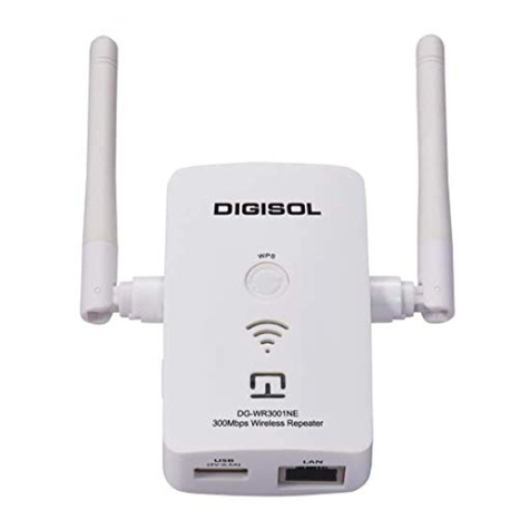 Digisol DG-WR3001NE Quick installation guide