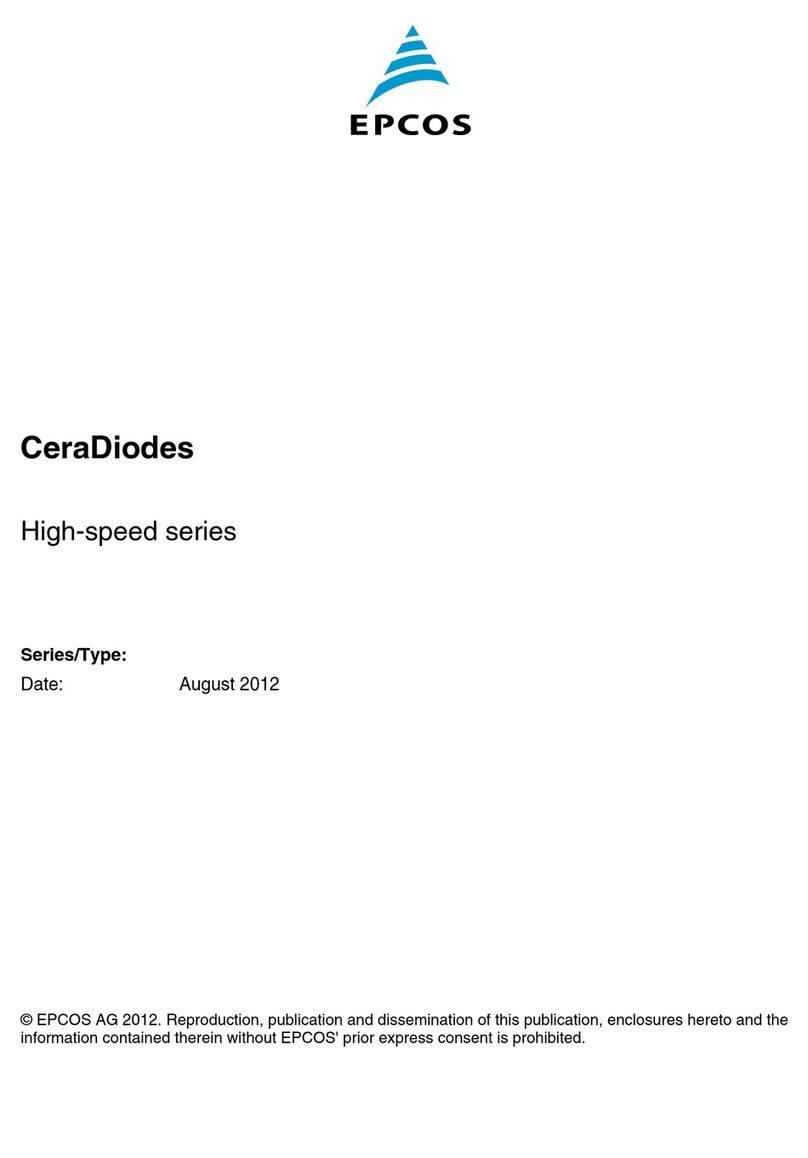 Epcos CeraDiode High-speed Series manual