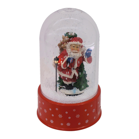 Europalms Snowing Santa Claus user manual