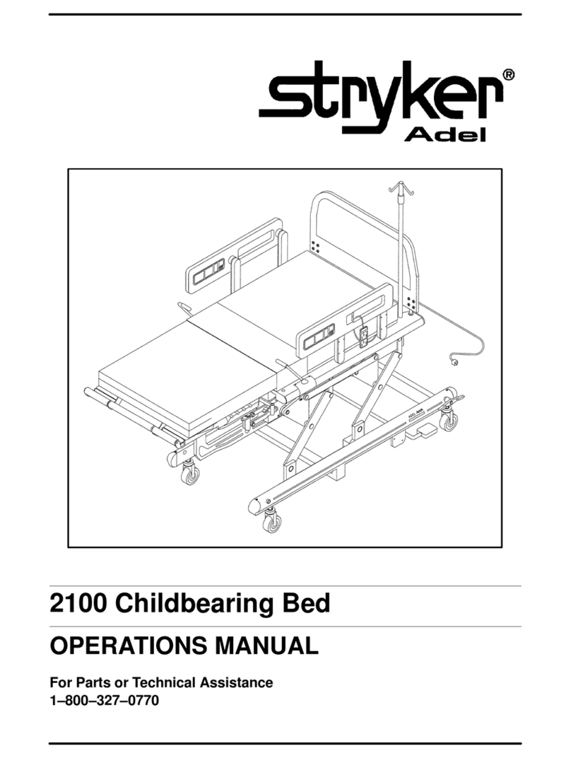 Stryker Adel 2100 Childbearing Bed User manual Stryker Adel 2100 Childbearing Bed User manual