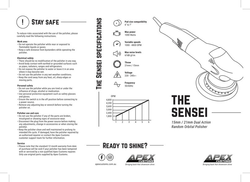 APEX Customs The Sensei User manual