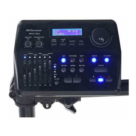 thomann Millenium MPS-750X user manual