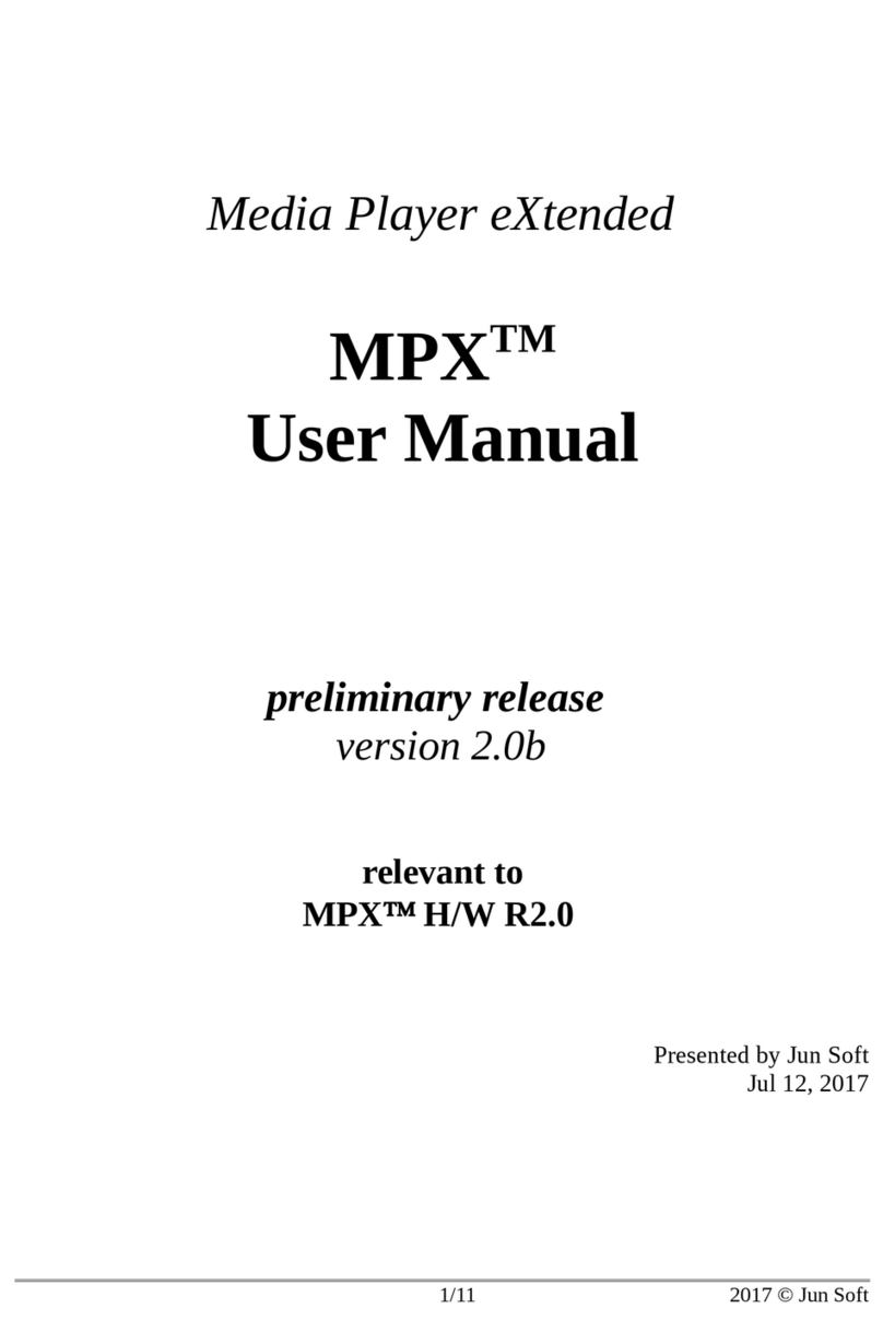 Jun Soft MPX H/W R2.0 user manual
