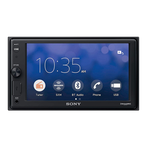 Sony XAV-V10BT User manual