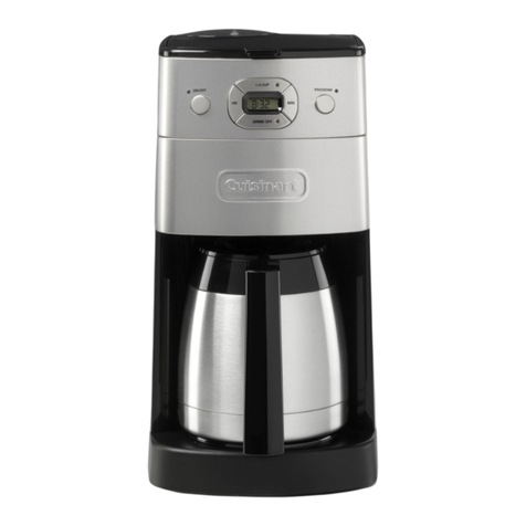 Cuisinart Grind & Brew Automatic User manual