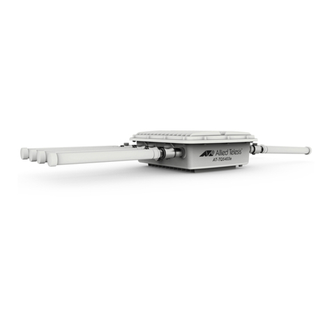 Allied Telesis TQ5403e installation guide Allied Telesis TQ5403e installation guide