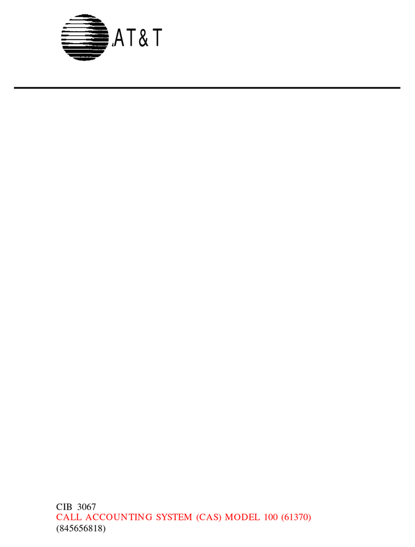 AT&T CAS 100 manual