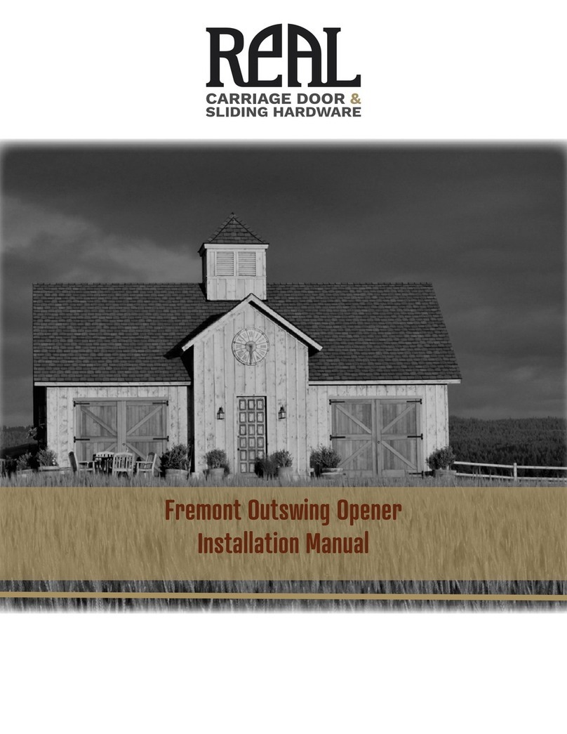 Real Fremont Outswing Opener installation manual Real Fremont Outswing Opener installation manual