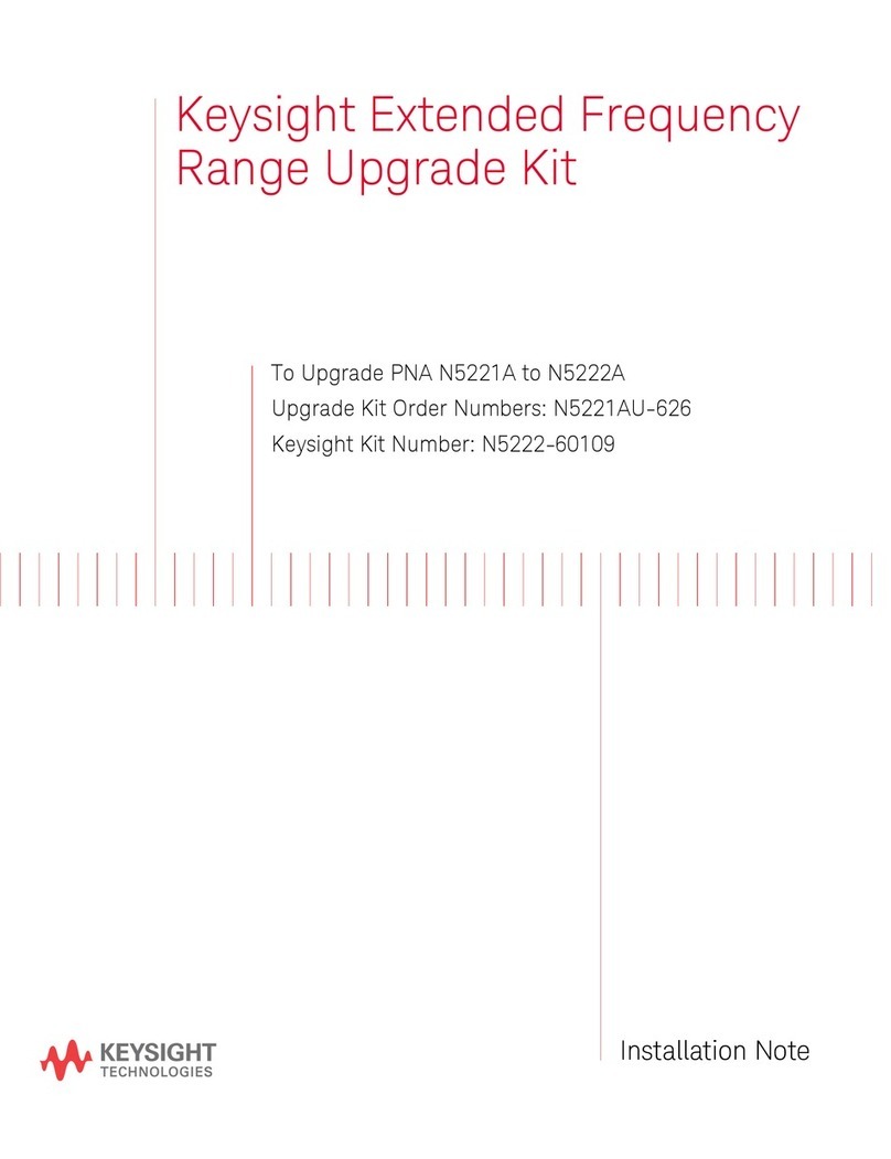Keysight N5221AU-626 Installation and operation manual