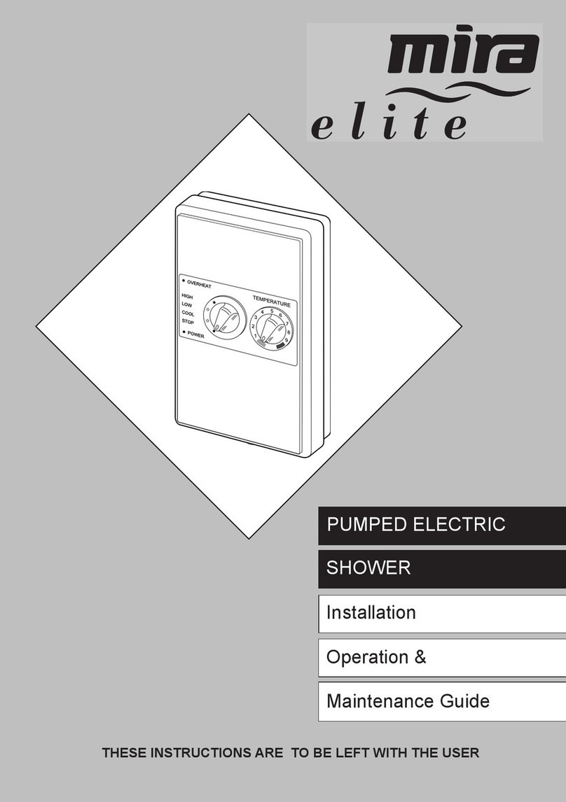 Caradon Plumbing Mira Elite 8.5 Installation, operation, maintenance guide Caradon Plumbing Mira Elite 8.5 Installation, operation, maintenance guide