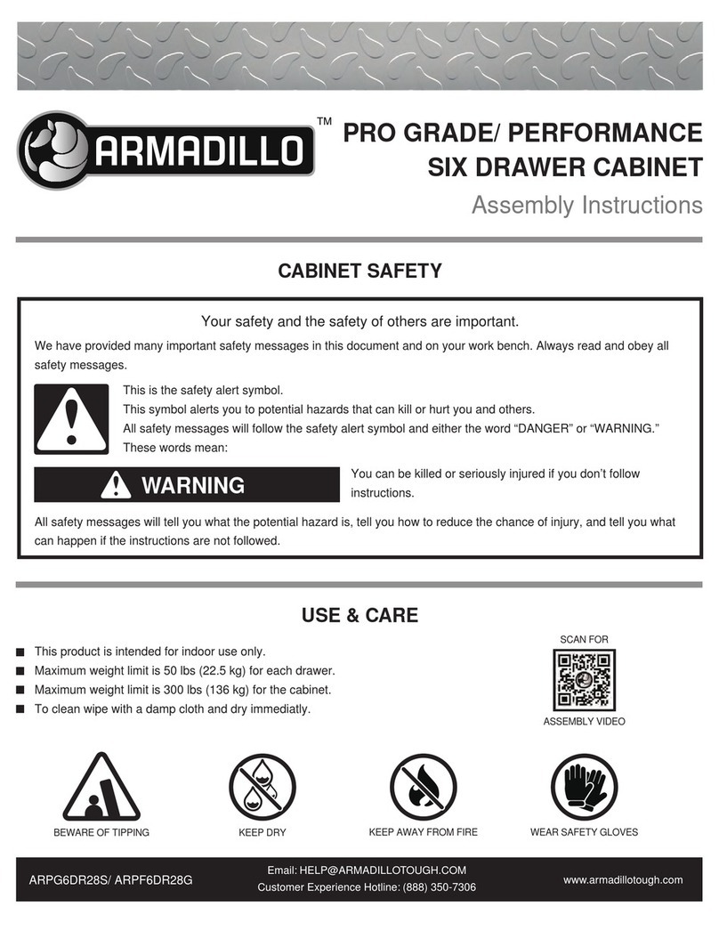 Armadillo PRO GRADE Assembly instructions
