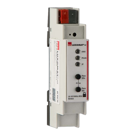B.E.G. LUXOMAT LK-IP/KNXs REG operating manual