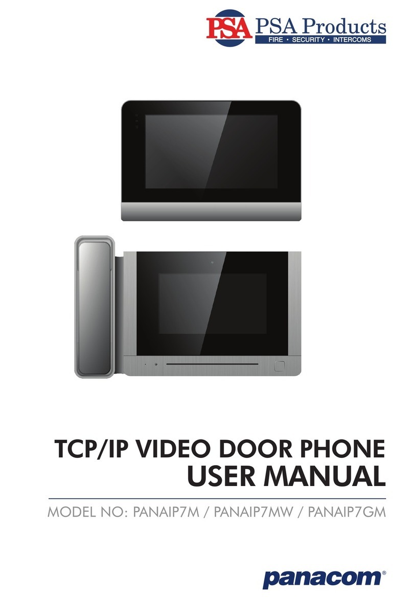 PSA Products panacom PANAIP7M user manual