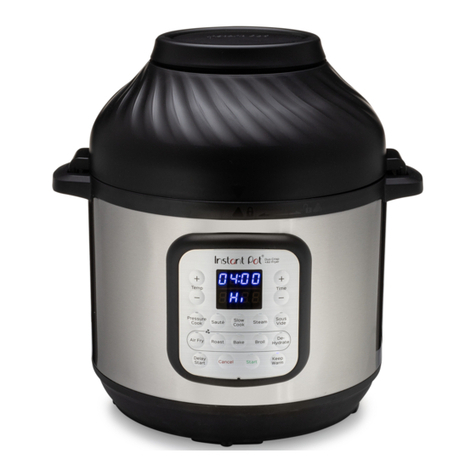 InstantPot DUO CRISP + AIR FRYER Getting started guide