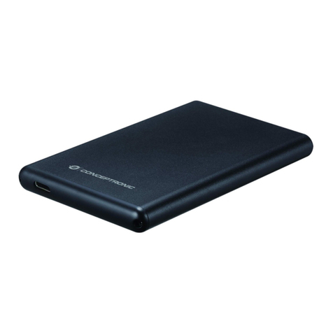 Conceptronic HDE02B Multi Language Quick Guide