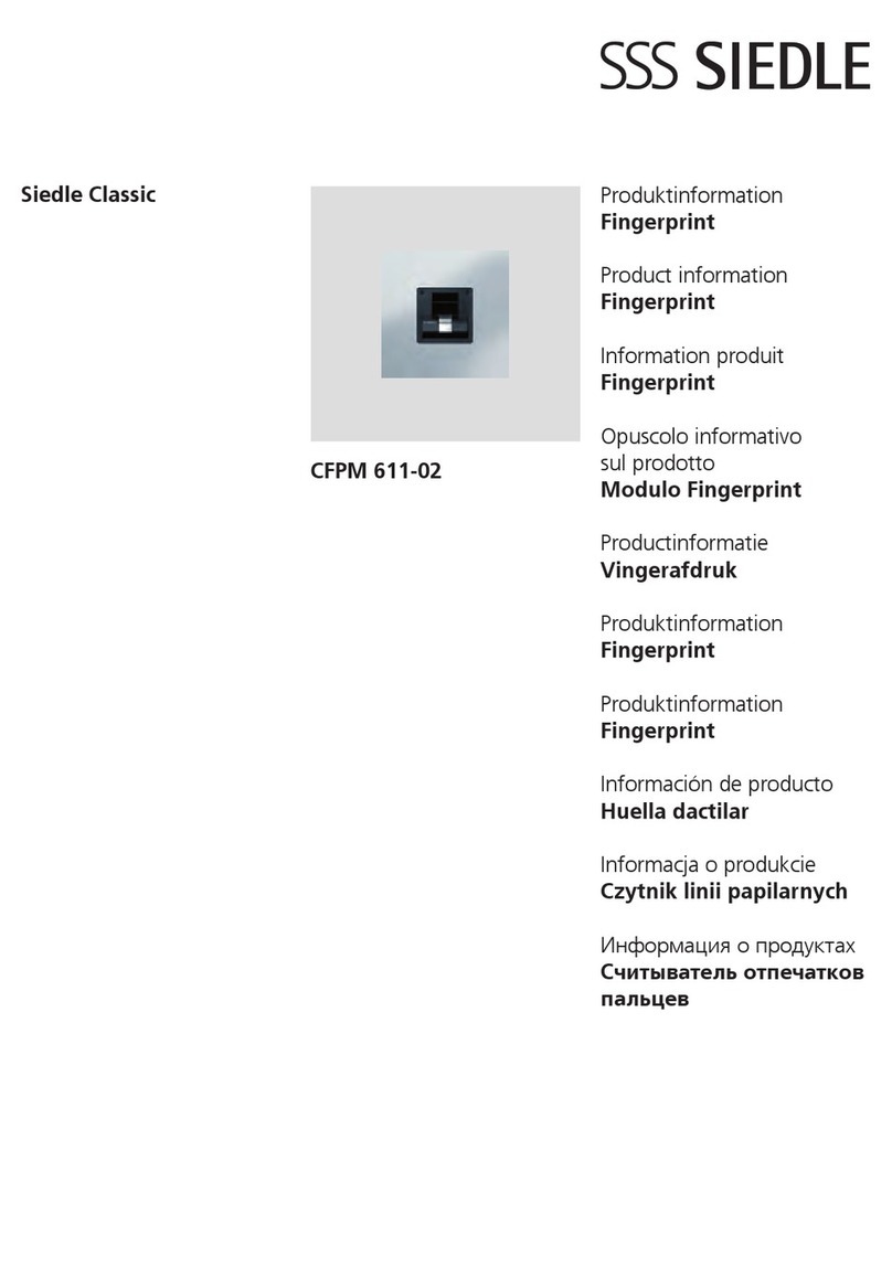 SSS Siedle CFPM 611-02 Product information