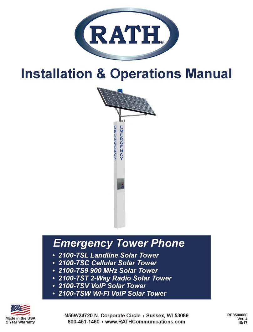 Rath 2100-TSL User manual