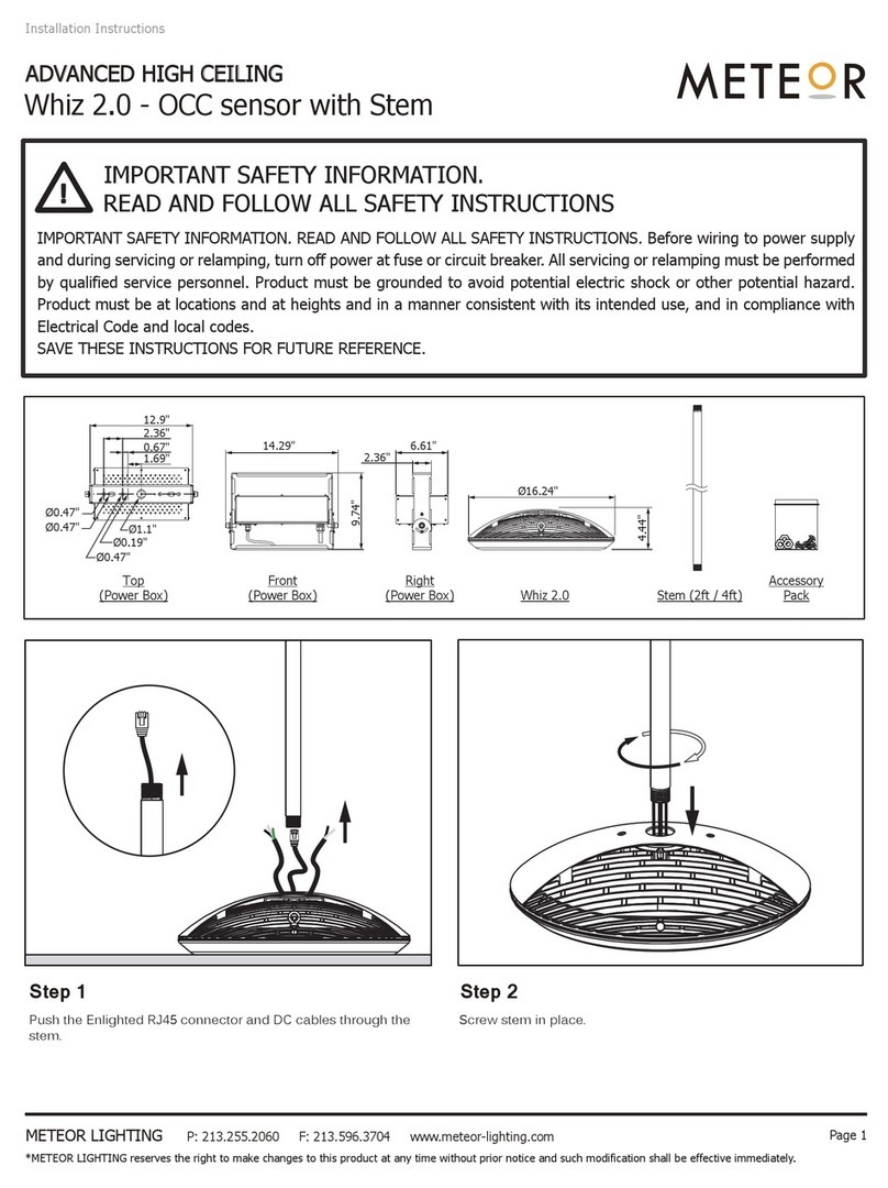 Meteor Whiz 2.0 installation instructions