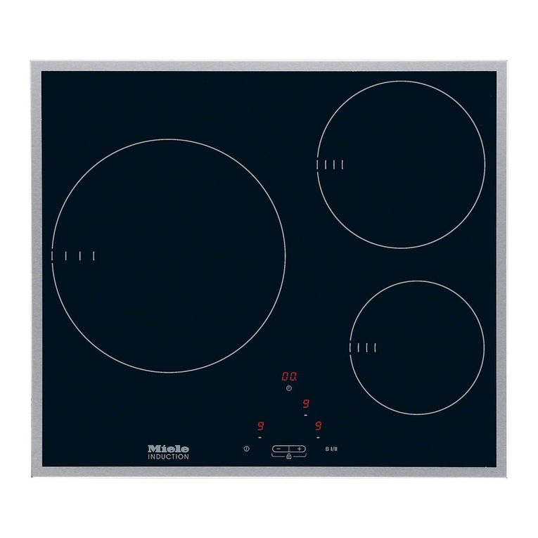 Miele KM 6113 Operating and installation instructions