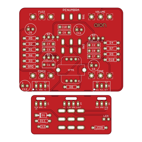 Aion Electronics PENUMBRA BASS FUZZ User manual