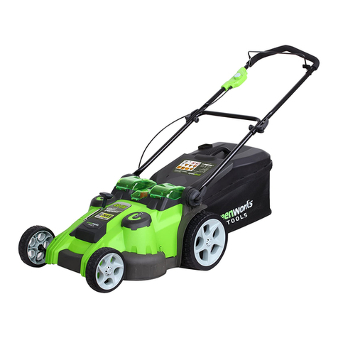 GreenWorks LMF320 User manual