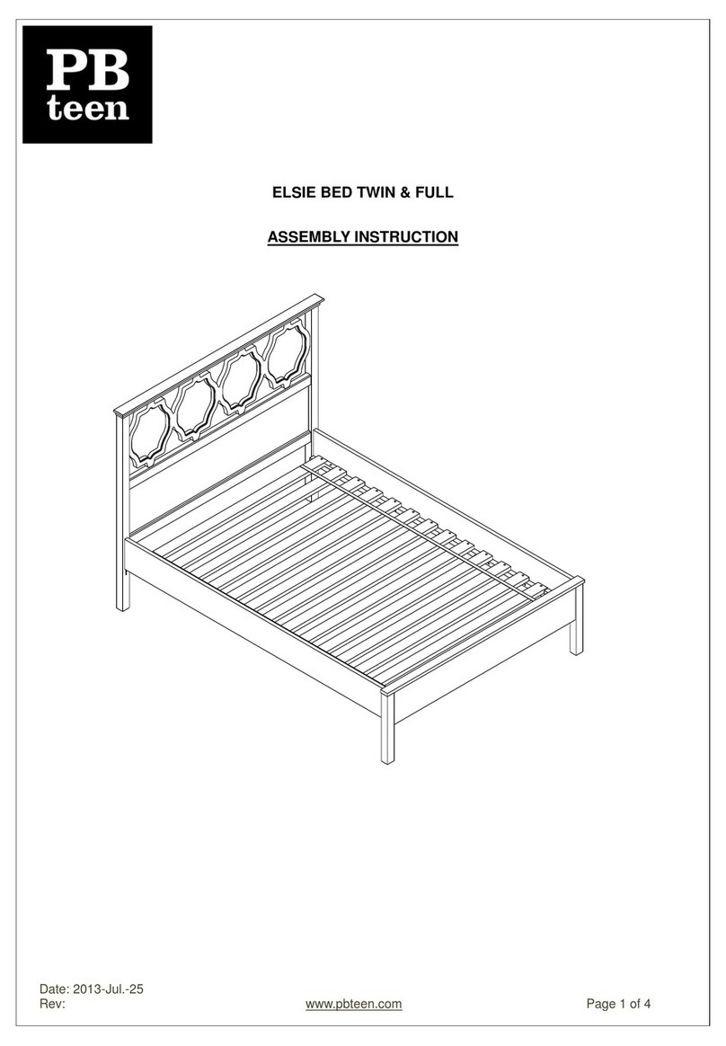 PB TEEN ELSIE Assembly instructions