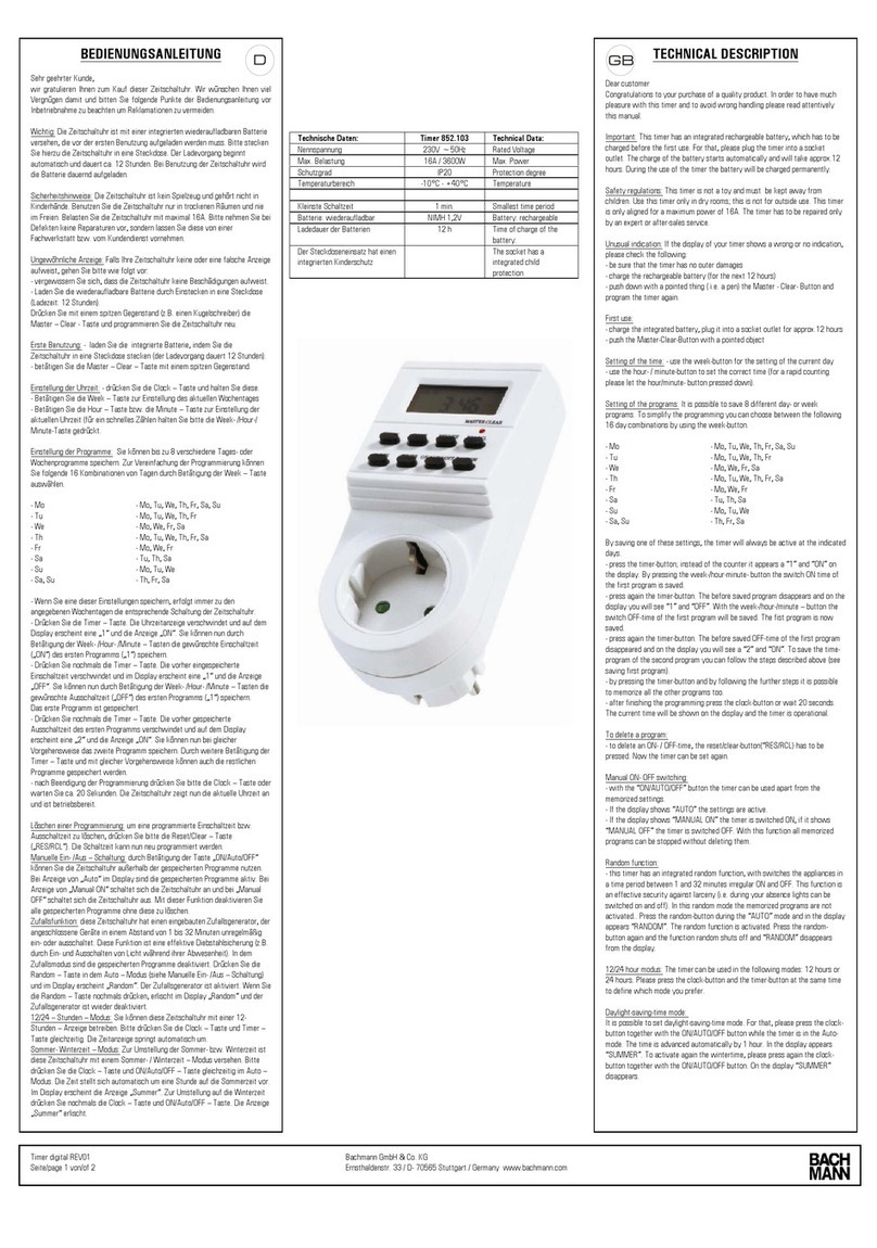 Bachmann 852.103 Technical description