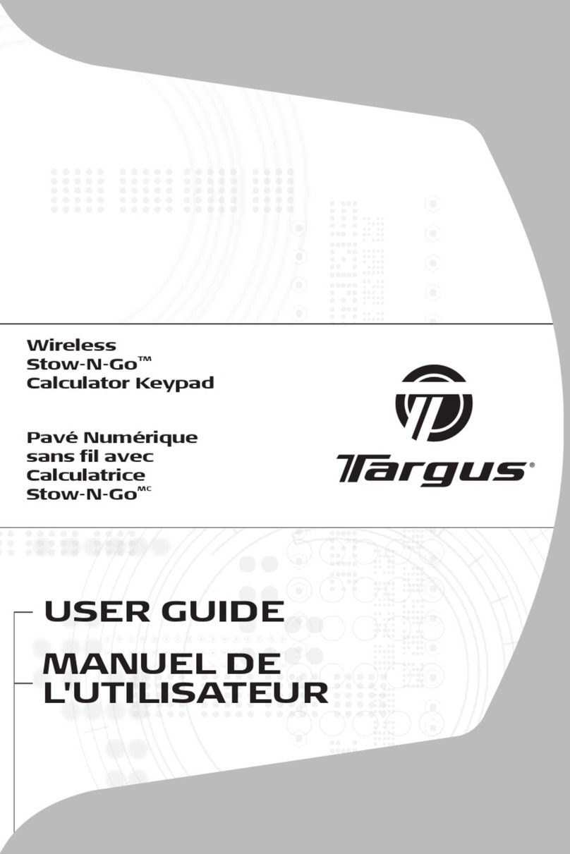 Targus Stow-N-Go Notebook Mouse User manual Targus Stow-N-Go Notebook Mouse User manual