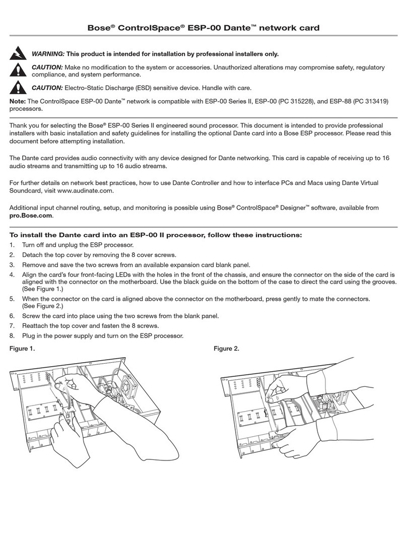 Bose ESP-00 Series II manual