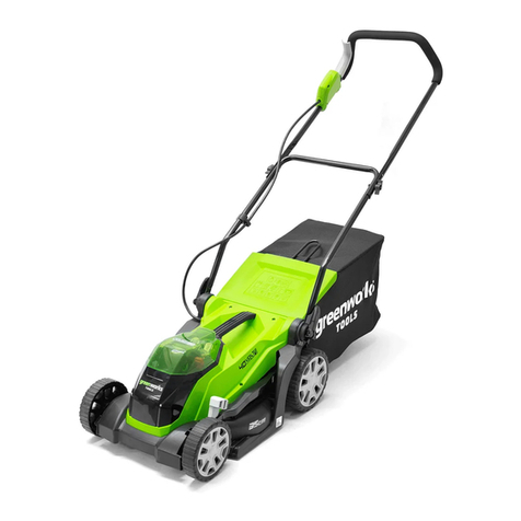 GreenWorks G40LM35 User manual