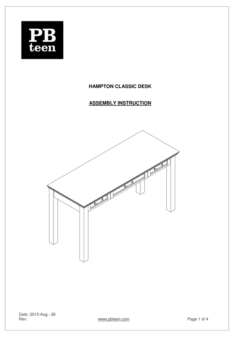 PB TEEN HAMPTON User manual