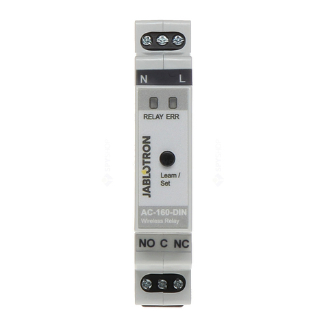 jablotron AC-160-DIN User manual