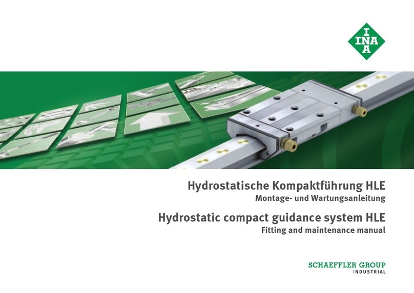 Schaeffler INA HLE Series Maintenance manual