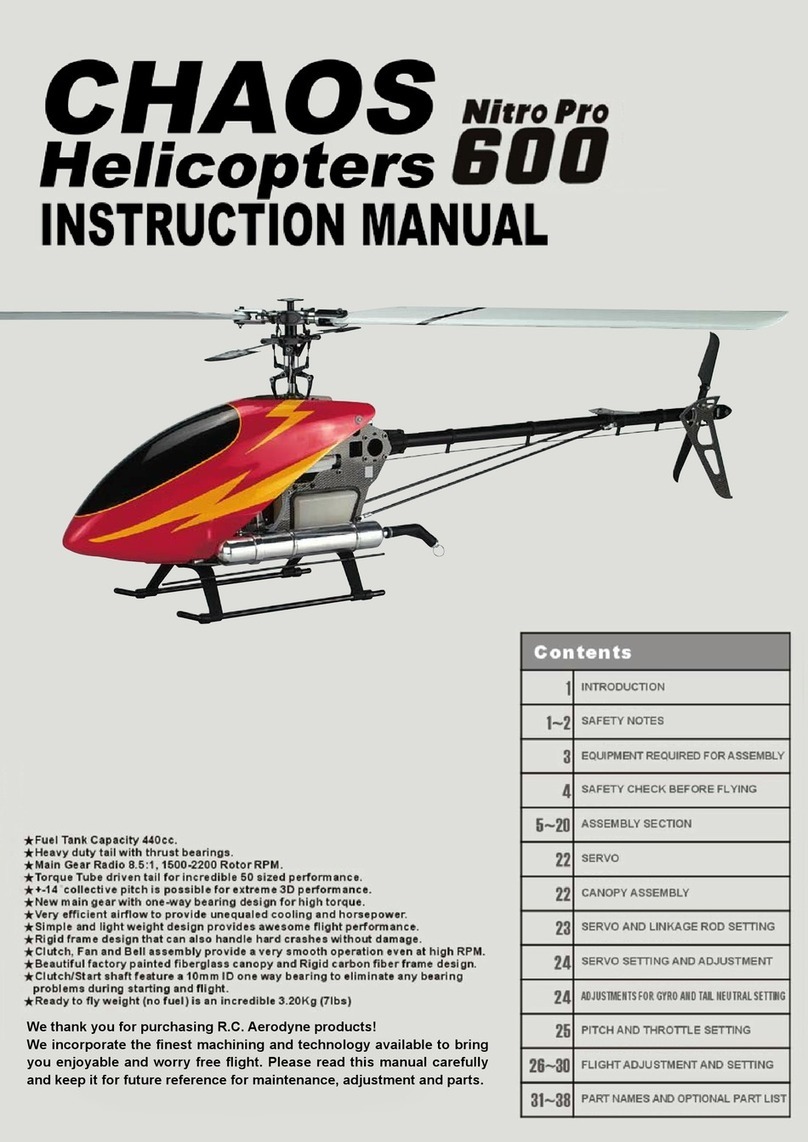 CHAOS Nitro Pro 600 instruction manual