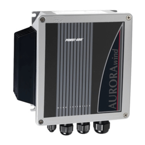 Power One AURORA PVI-7200-WIND-INTERFACE Setup guide