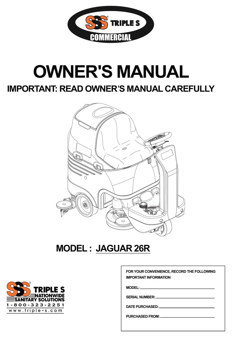Triple S JAGUAR 26R owner's manual