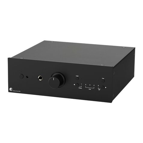 Pro-Ject Audio Systems BOX-DESIGN Stereo Box DS2 User manual