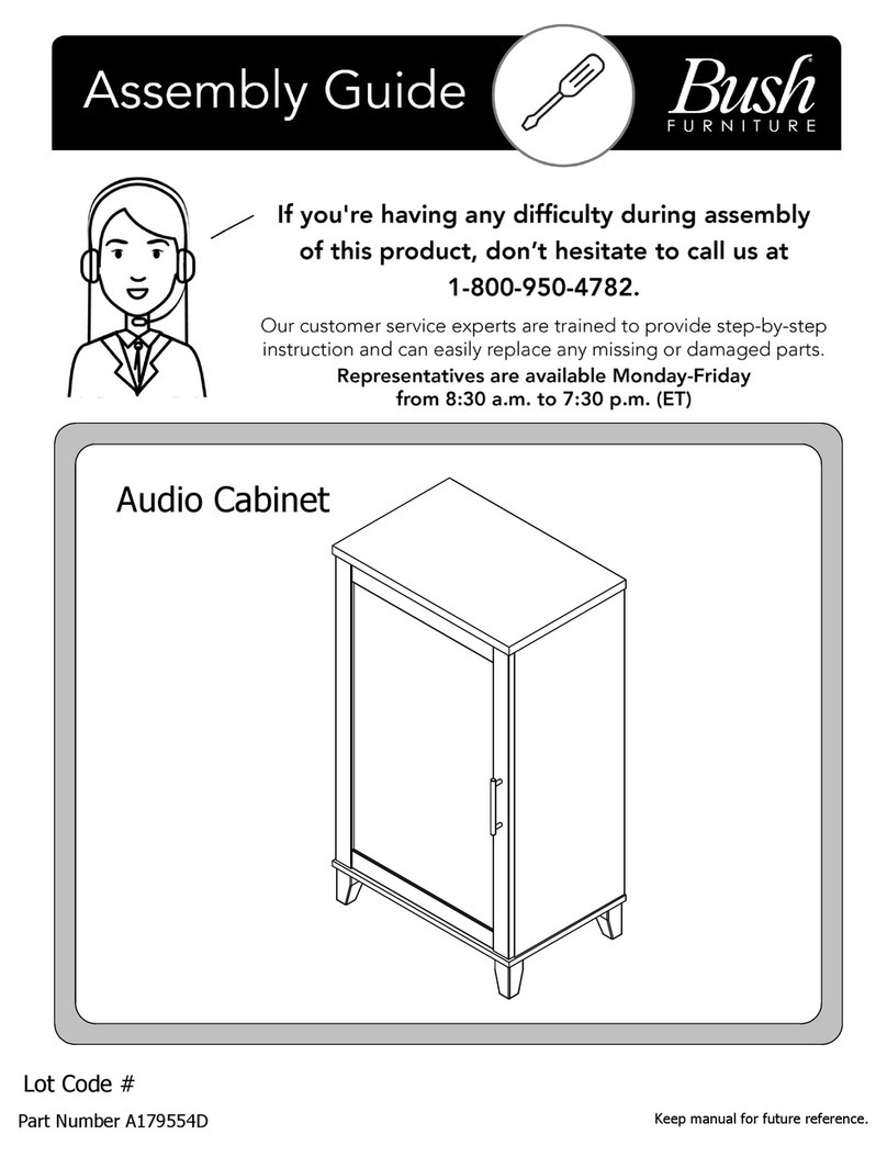 BUSH FURNITURE A179554D User manual