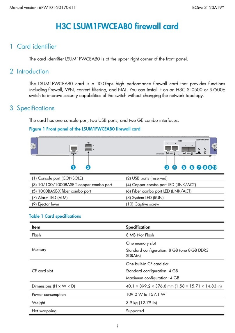 H3C LSUM1FWCEAB0 User manual
