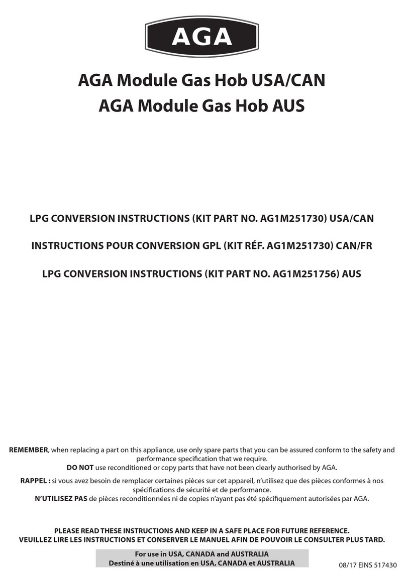 AGA AG1M251730 User manual